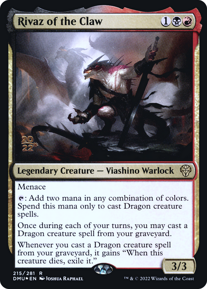 Rivaz of the Claw (PRE-215S) - Dominaria United Promos Foil