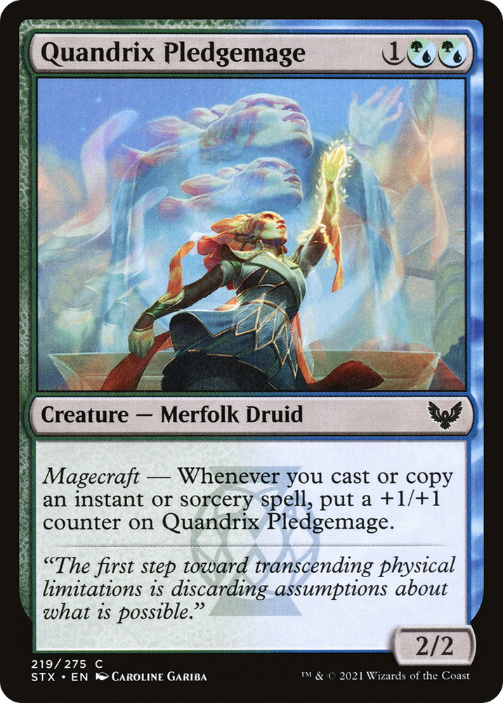 Quandrix Pledgemage (STX-219) - Strixhaven: School of Mages
