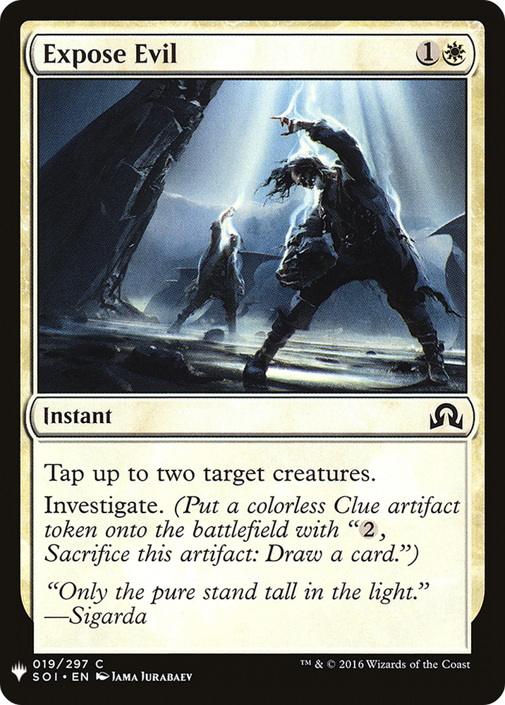 Expose Evil (LIST-SOI-19) - The List
