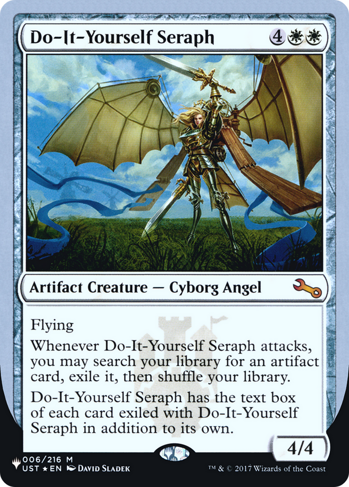 Do-It-Yourself Seraph (LIST-002) - The List (Unfinity Foil Edition) Foil