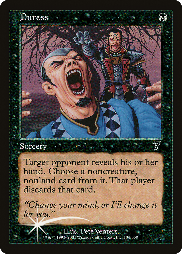 Duress (7ED-131★) - Seventh Edition Foil
