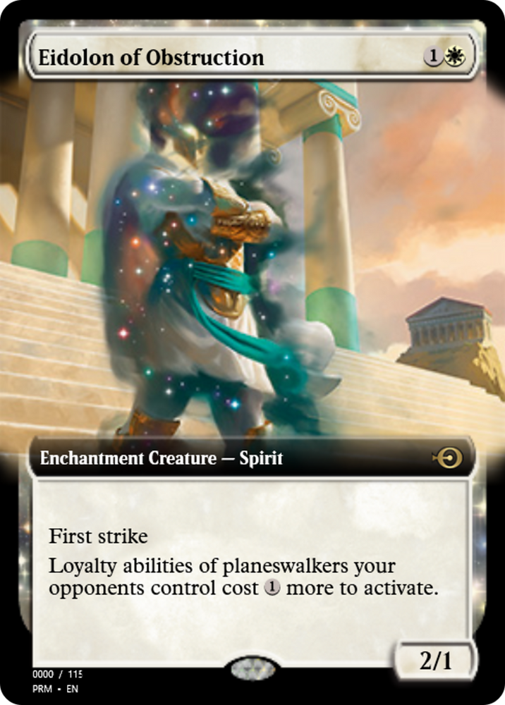 Eidolon of Obstruction (PRM-79955) - Magic Online Promos: (enchantment) Foil