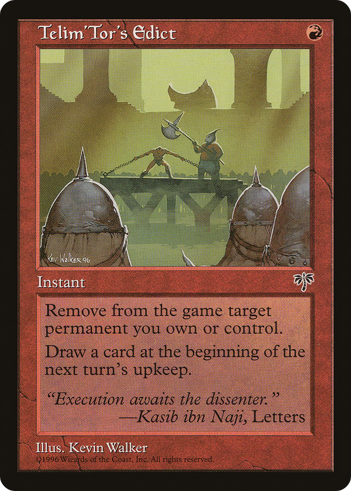 Telim'Tor's Edict (MIR-) - Mirage