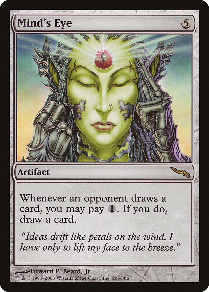 Mind's Eye (MRD-205) - Mirrodin Foil