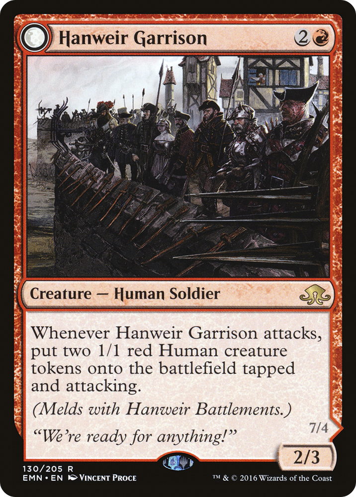 Hanweir Garrison (EMN-130) - Eldritch Moon: (mooneldrazidfc) Foil