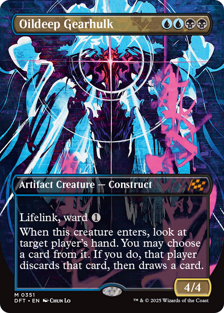 Oildeep Gearhulk (DFT-351) - Aetherdrift (Borderless) Foil