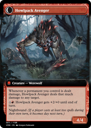 Ill-Tempered Loner // Howlpack Avenger (PRM-95389) - Magic Online Promos