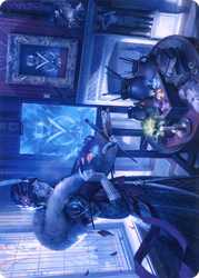 Flawless Forgery // Flawless Forgery (ASNC-054) - New Capenna Art Series (Borderless) Foil