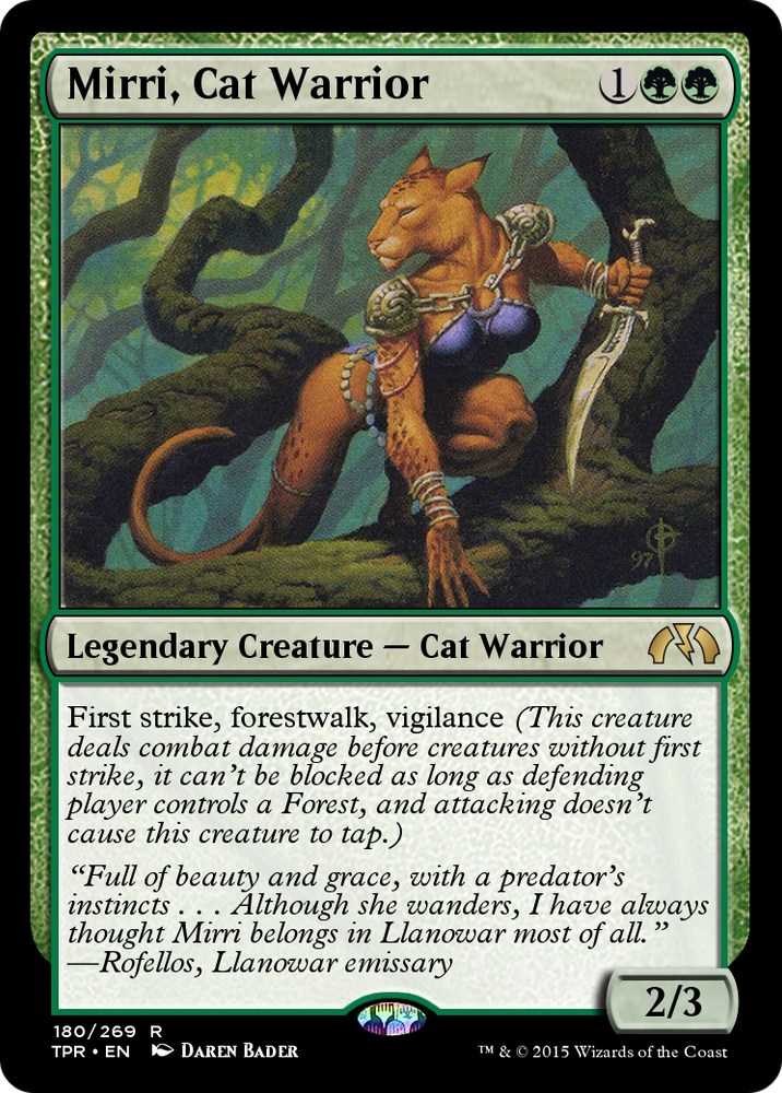 Mirri, Cat Warrior (TPR-180) - Tempest Remastered Foil