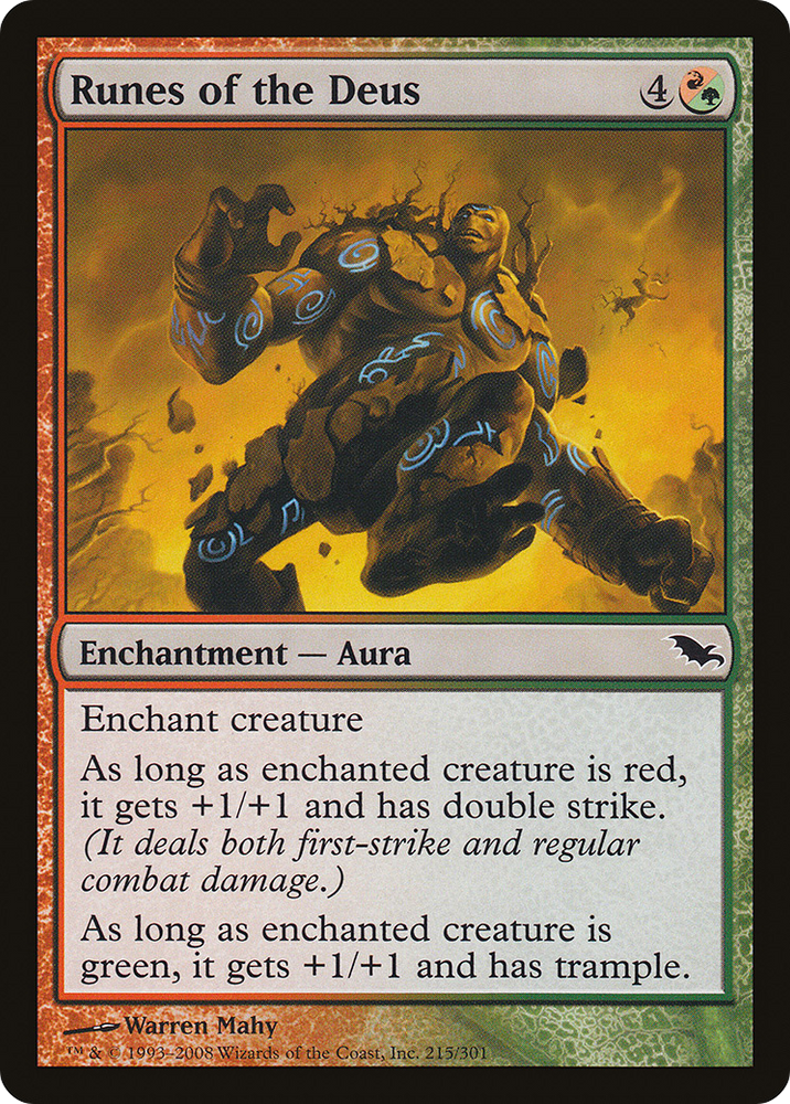 Runes of the Deus (SHM-215) - Shadowmoor Foil