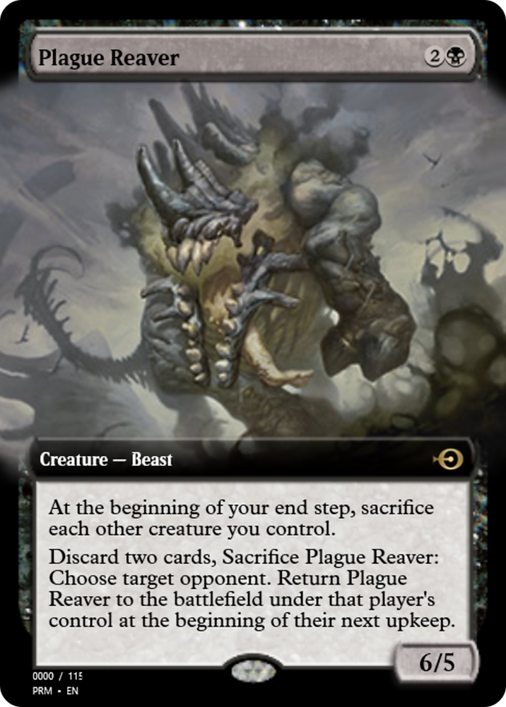 Plague Reaver (PRM-86050) - Magic Online Promos Foil