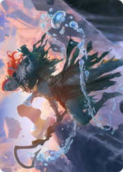 Expedition Diviner // Expedition Diviner (AZNR-047) - Zendikar Rising Art Series (Borderless)