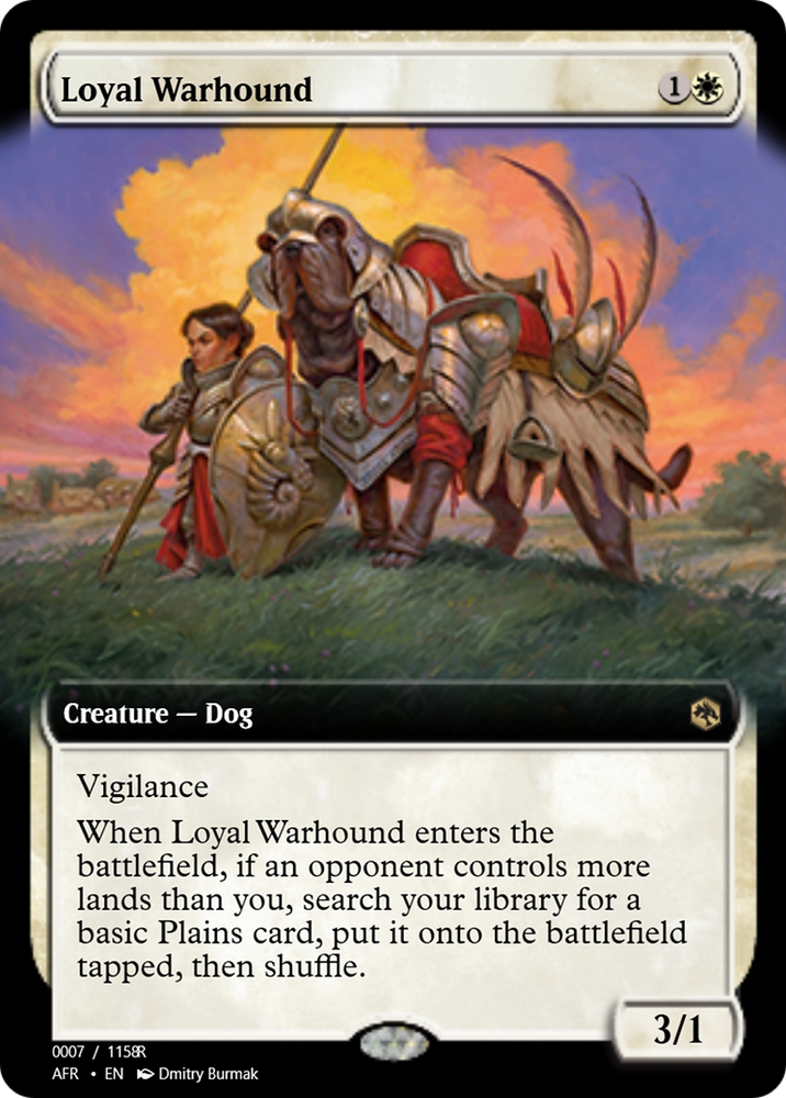 Loyal Warhound (PRM-92630) - Magic Online Promos Foil