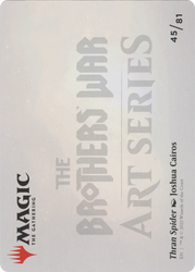 Thran Spider // Thran Spider (ABRO-045) - The Brothers' War Art Series (Borderless) Foil