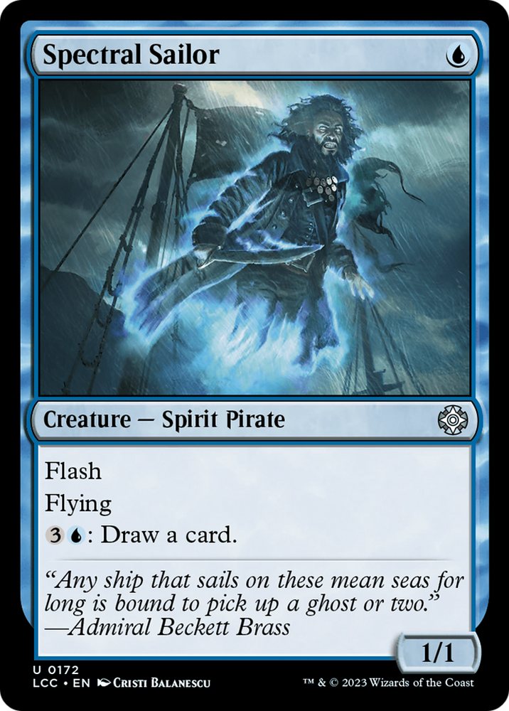 Spectral Sailor (LCC-172) - The Lost Caverns of Ixalan Commander