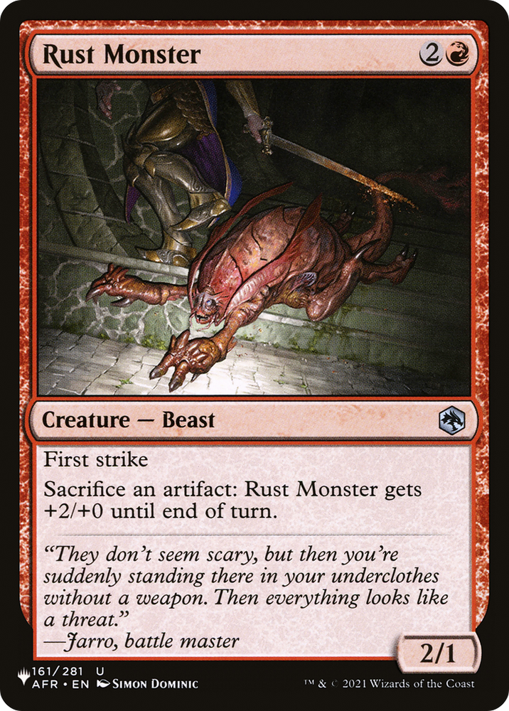 Rust Monster (LIST-161/281) - The List
