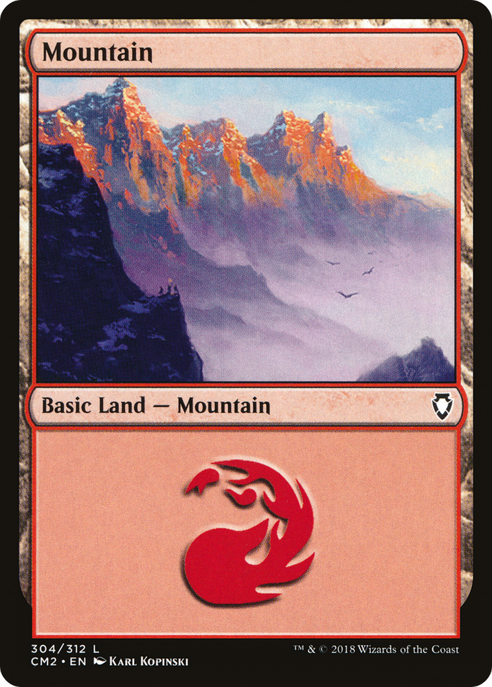 Mountain (304) (CM2-304) - Commander Anthology Volume II