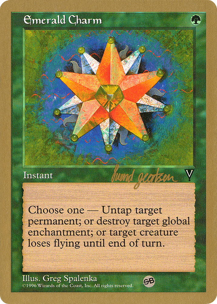 Emerald Charm - 1997 Svend Geertsen (VIS) (SB) (WCD-) - World Championship Decks 1997