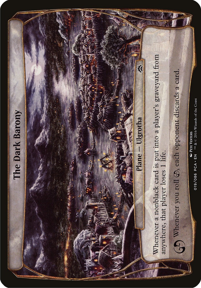 The Dark Barony (Planechase Anthology) (OVER-019) - Planechase Anthology Planes