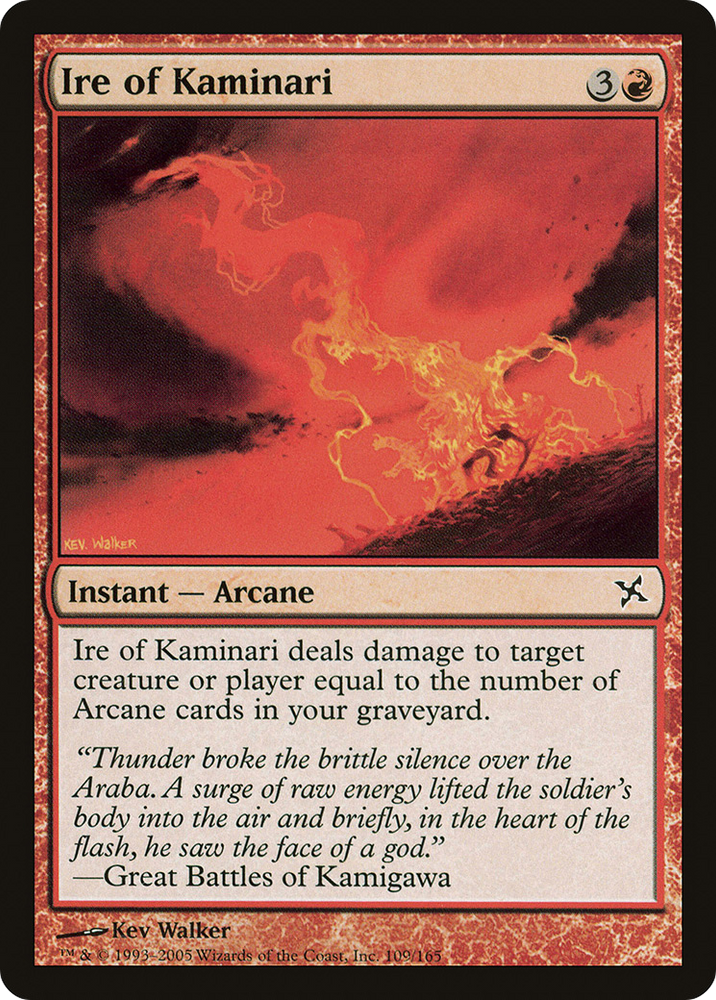 Ire of Kaminari (BOK-109) - Betrayers of Kamigawa Foil