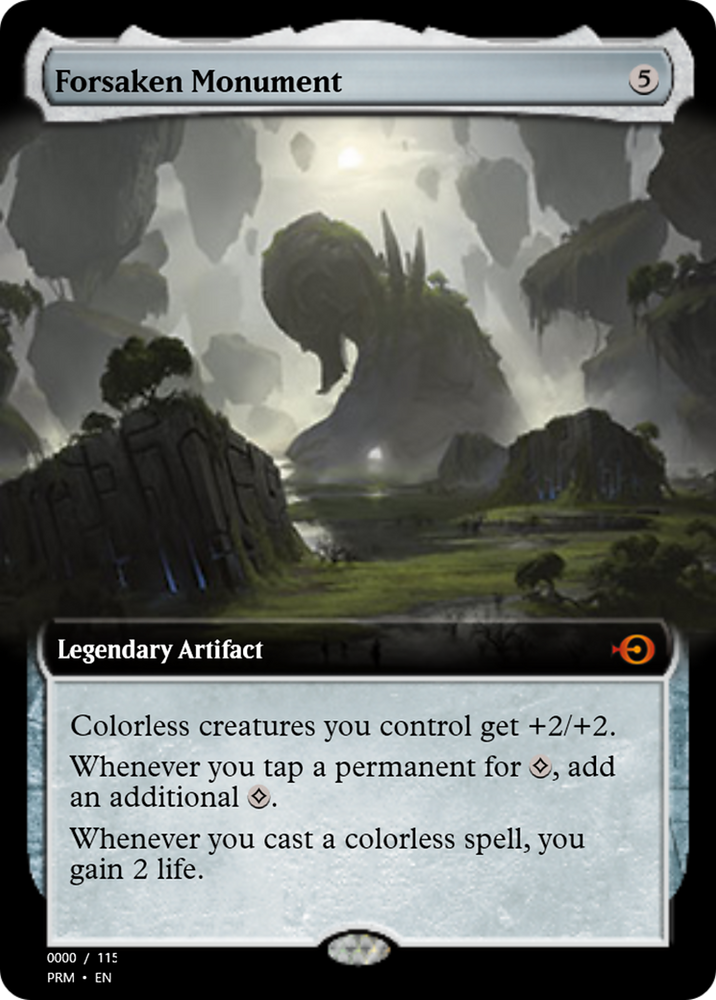 Forsaken Monument (PRM-83780) - Magic Online Promos Foil