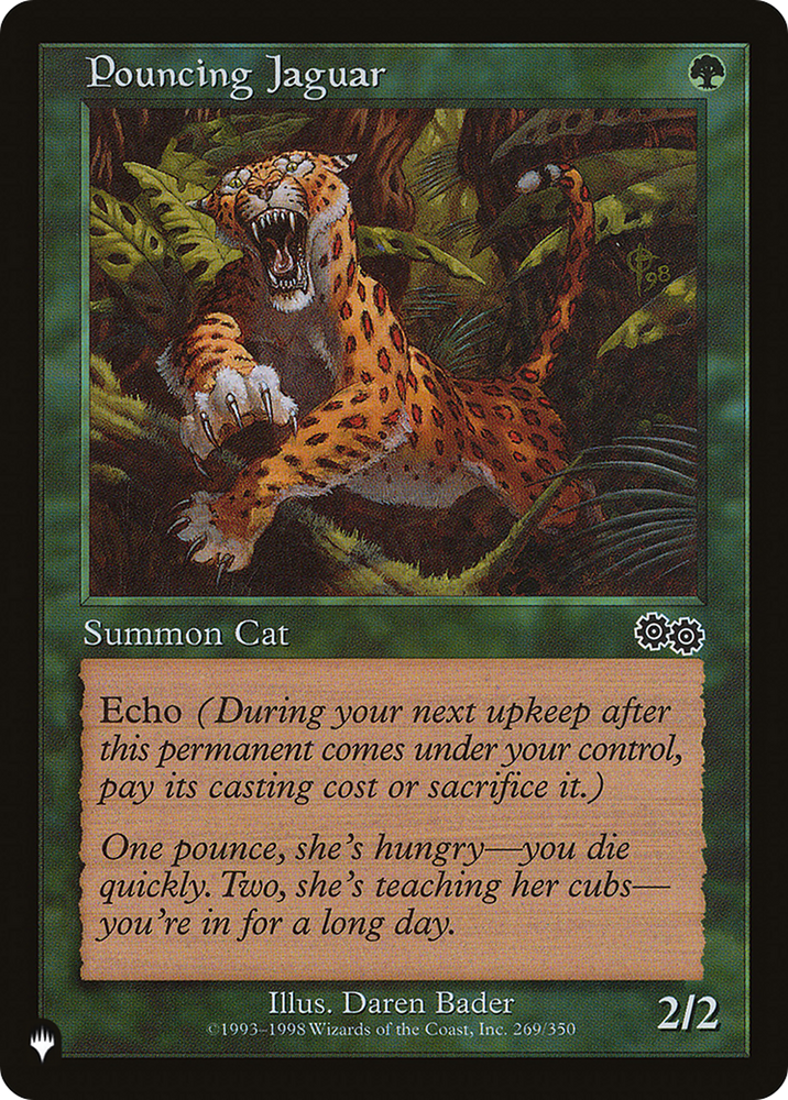 Pouncing Jaguar (LIST-269/350) - The List