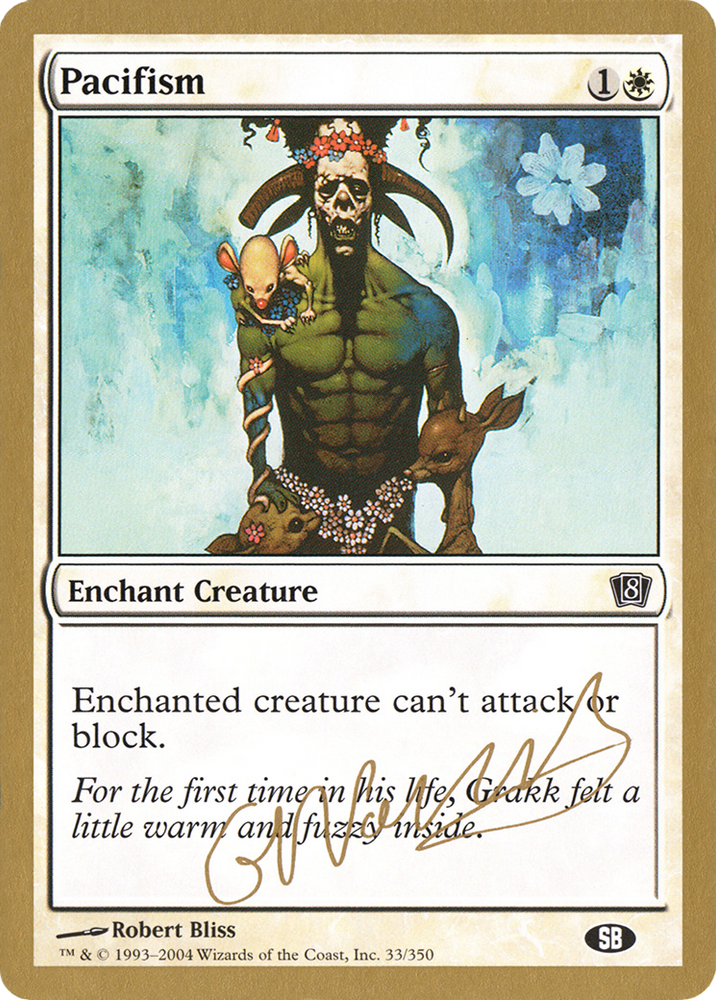 Pacifism - 2004 Gabriel Nassif (8ED) (SB) (WCD-GN33SB) - World Championship Decks 2004