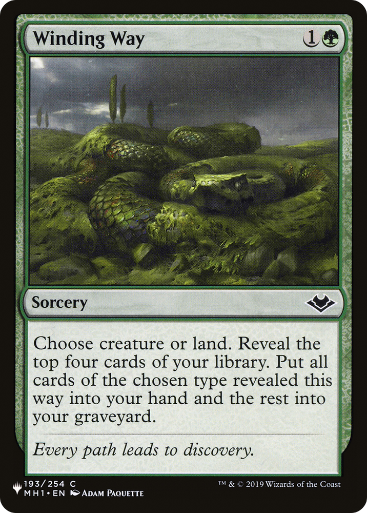 Winding Way (LIST-MH1-193) - The List