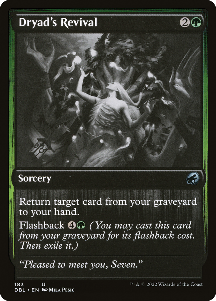 Dryad's Revival (DBL-183) - Innistrad: Double Feature Foil