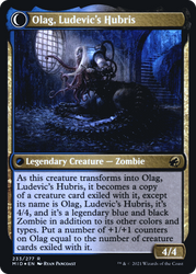 Ludevic, Necrogenius (PRE-233) - Innistrad: Midnight Hunt Promos: (Double Faced Transform) Foil