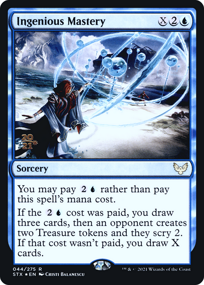 Ingenious Mastery (PRE-44S) - Strixhaven: School of Mages Promos Foil