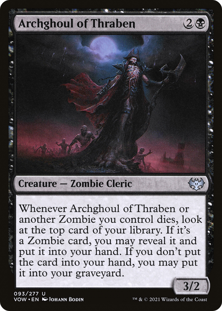 Archghoul of Thraben (VOW-093) - Innistrad: Crimson Vow Foil