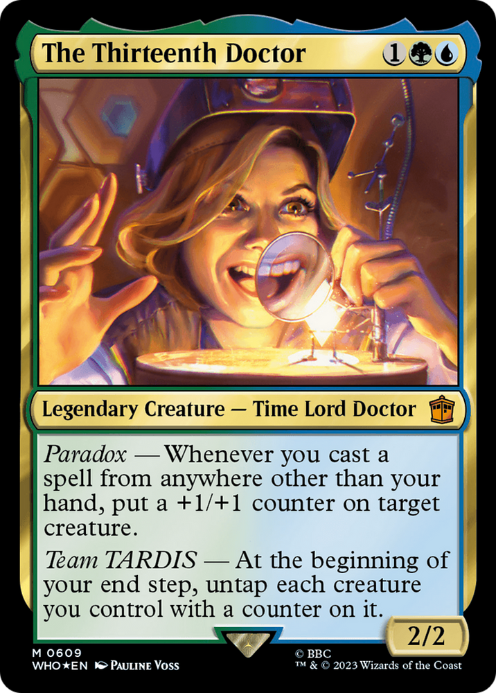 The Thirteenth Doctor (Surge Foil) (WHO-609) - Doctor Who Foil