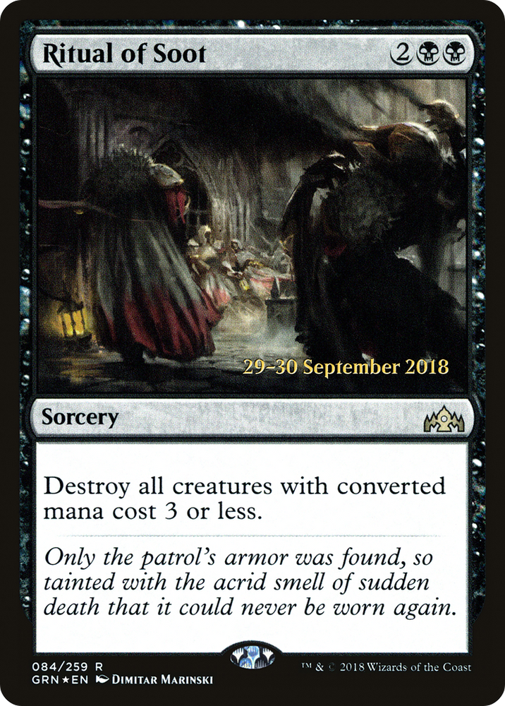 Ritual of Soot (PRE-84S) - Guilds of Ravnica Promos Foil