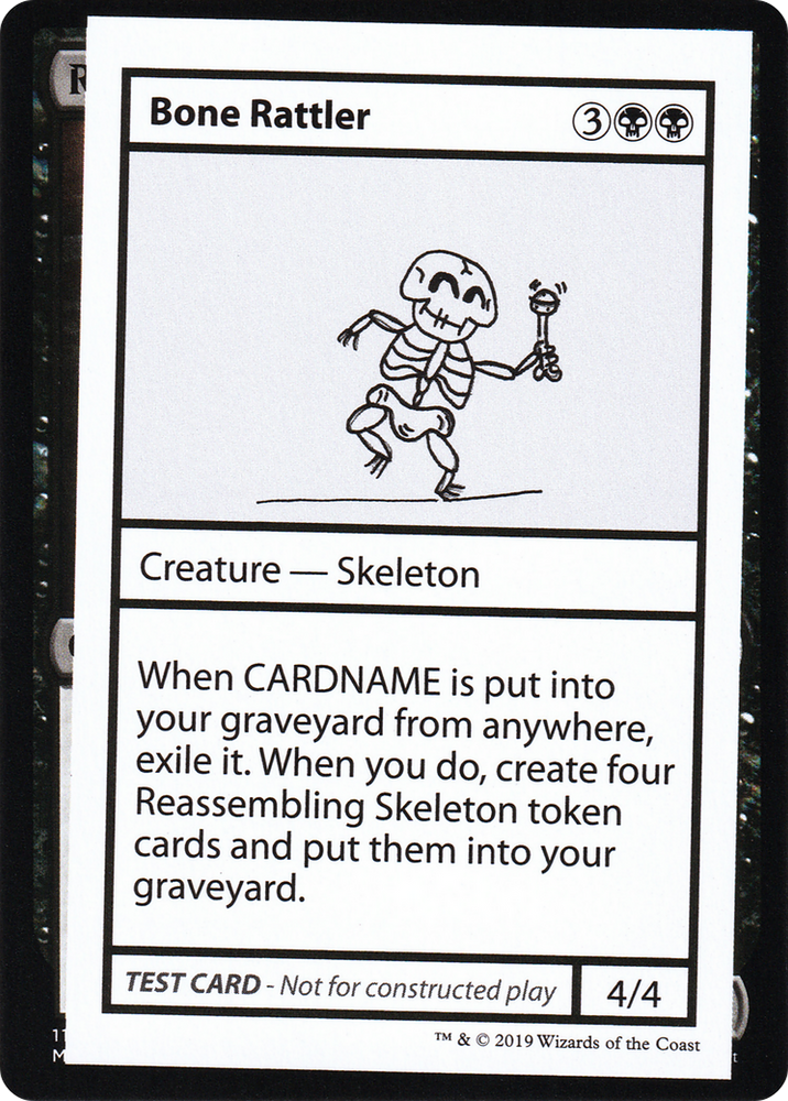 Bone Rattler (No PW Symbol) (CMB1-035) - Mystery Booster Playtest Cards 2021