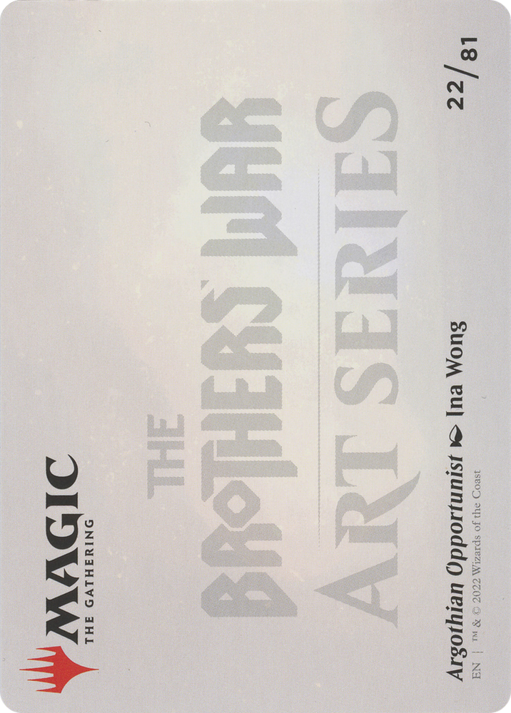 Argothian Opportunist // Argothian Opportunist (ABRO-022) - The Brothers' War Art Series (Borderless)