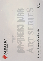 Argothian Opportunist // Argothian Opportunist (ABRO-022) - The Brothers' War Art Series (Borderless)