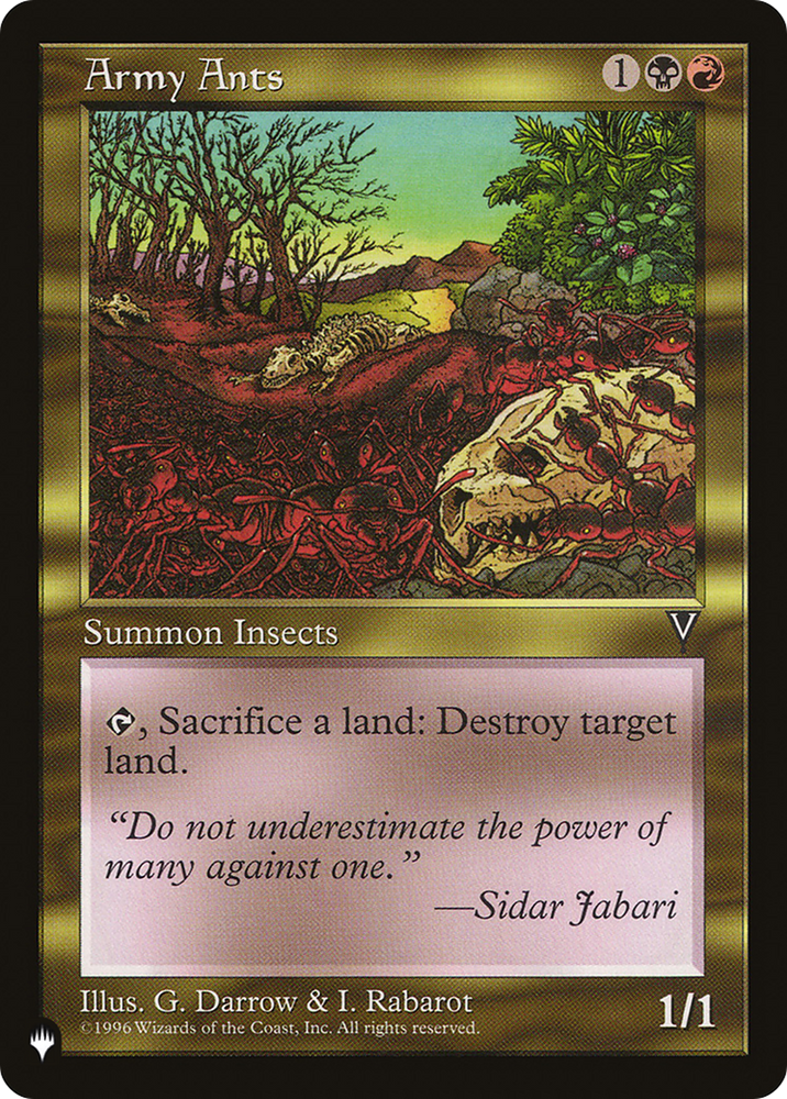 Army Ants (LIST-VIS-126) - The List