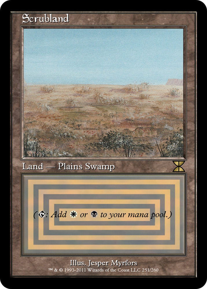 Scrubland (ME4-251) - Masters Edition IV Foil