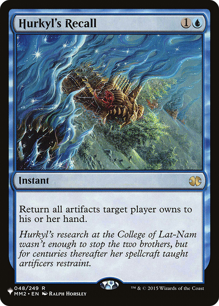 Hurkyl's Recall (LIST-MM2-48) - The List