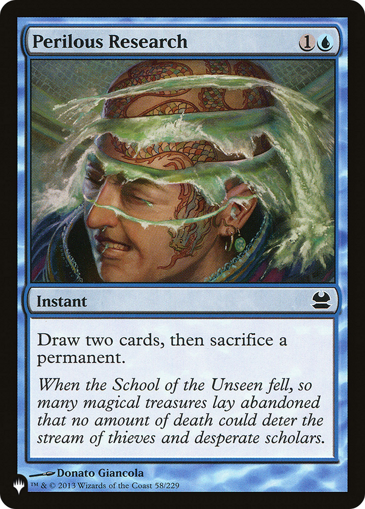 Perilous Research (LIST-MMA-58) - The List