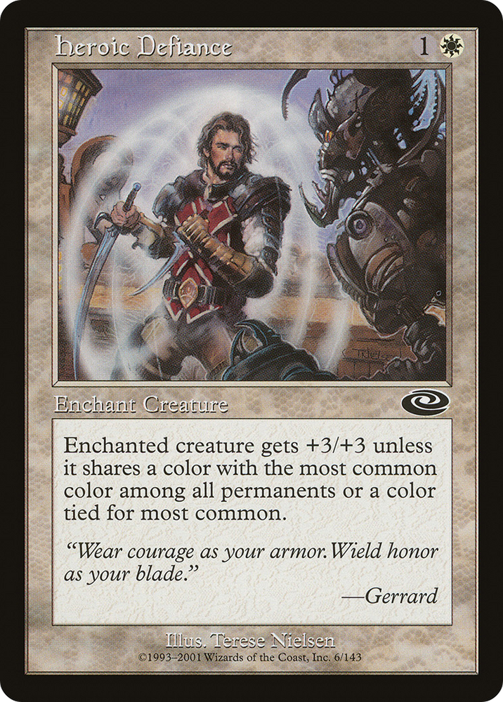 Heroic Defiance (PLS-006) - Planeshift Foil
