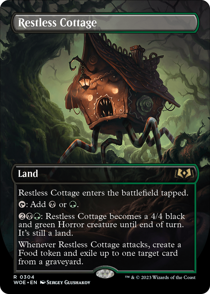 Restless Cottage (Borderless) (WOE-304) - Wilds of Eldraine (Borderless) Foil