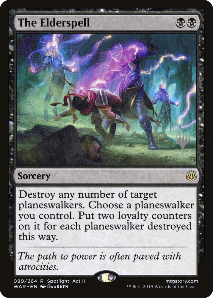 The Elderspell (PPELD-89P) - War of the Spark Promos Foil
