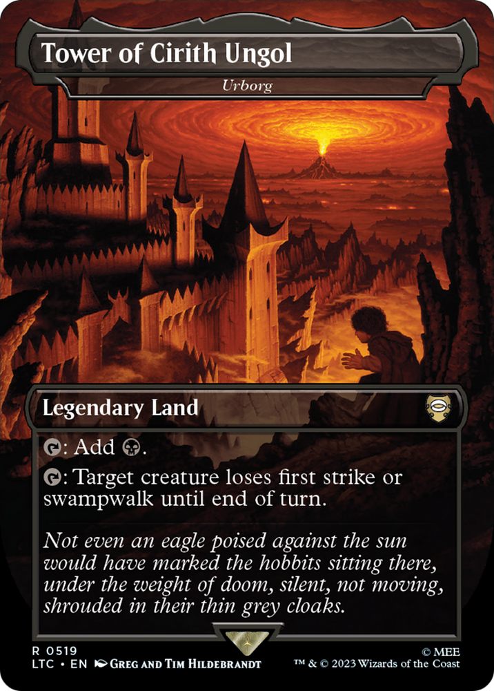 Tower of Cirith Ungol - Urborg (Borderless) (LTC-519) - Tales of Middle-earth Commander / Tower of Cirith Ungol (Borderless)