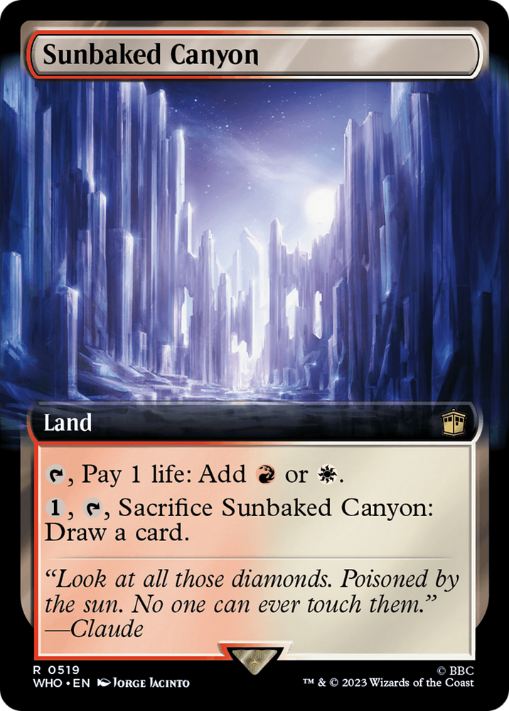 Sunbaked Canyon (Extended Art) (WHO-519) - Doctor Who: (Extended Art) Foil