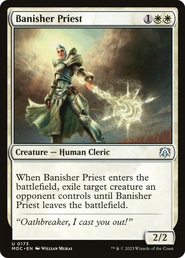 Banisher Priest (MOC-173) - March of the Machine Commander