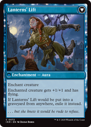 Lantern Bearer // Lanterns' Lift (INR-072) - Innistrad Remastered: (enchantment) Foil