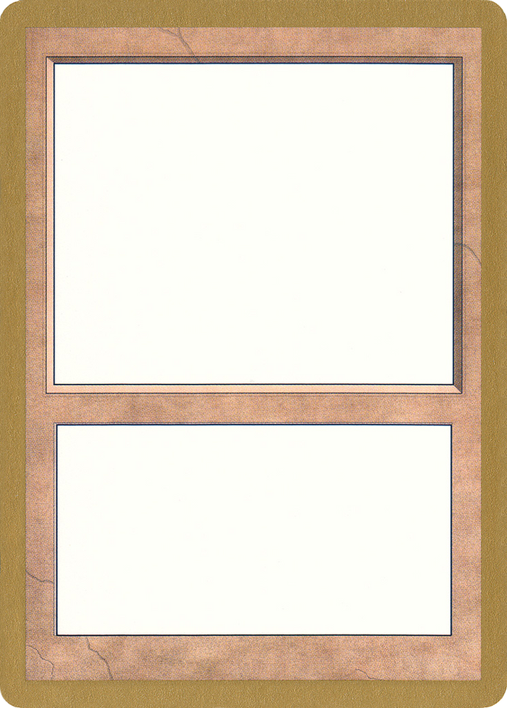 Blank Card (WCD-) - World Championship Decks 1998