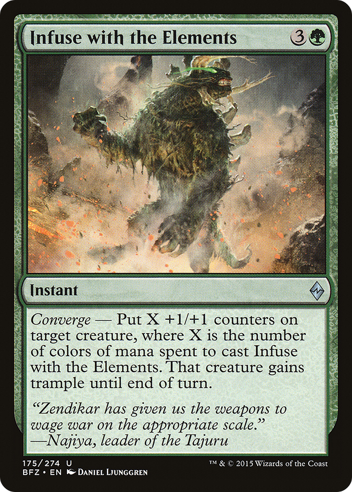 Infuse with the Elements (BFZ-175) - Battle for Zendikar